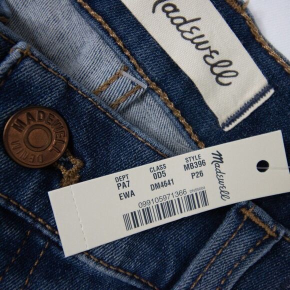 NEW Madewell 10" High-Rise Roadtripper jegging in‎ Ellerby Wash, 26P - Picture 6 of 16